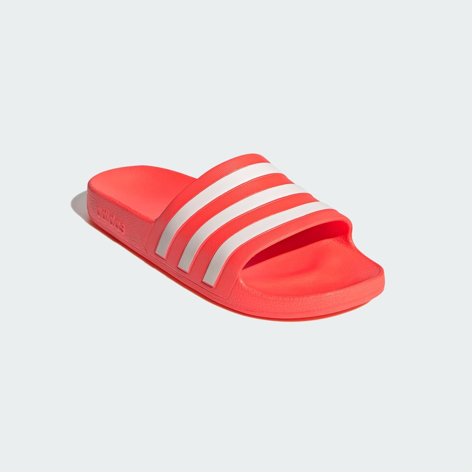 image:imageadidas Unisex Adult Adilette Aqua Slide SandalSolar RedWhiteSolar Red