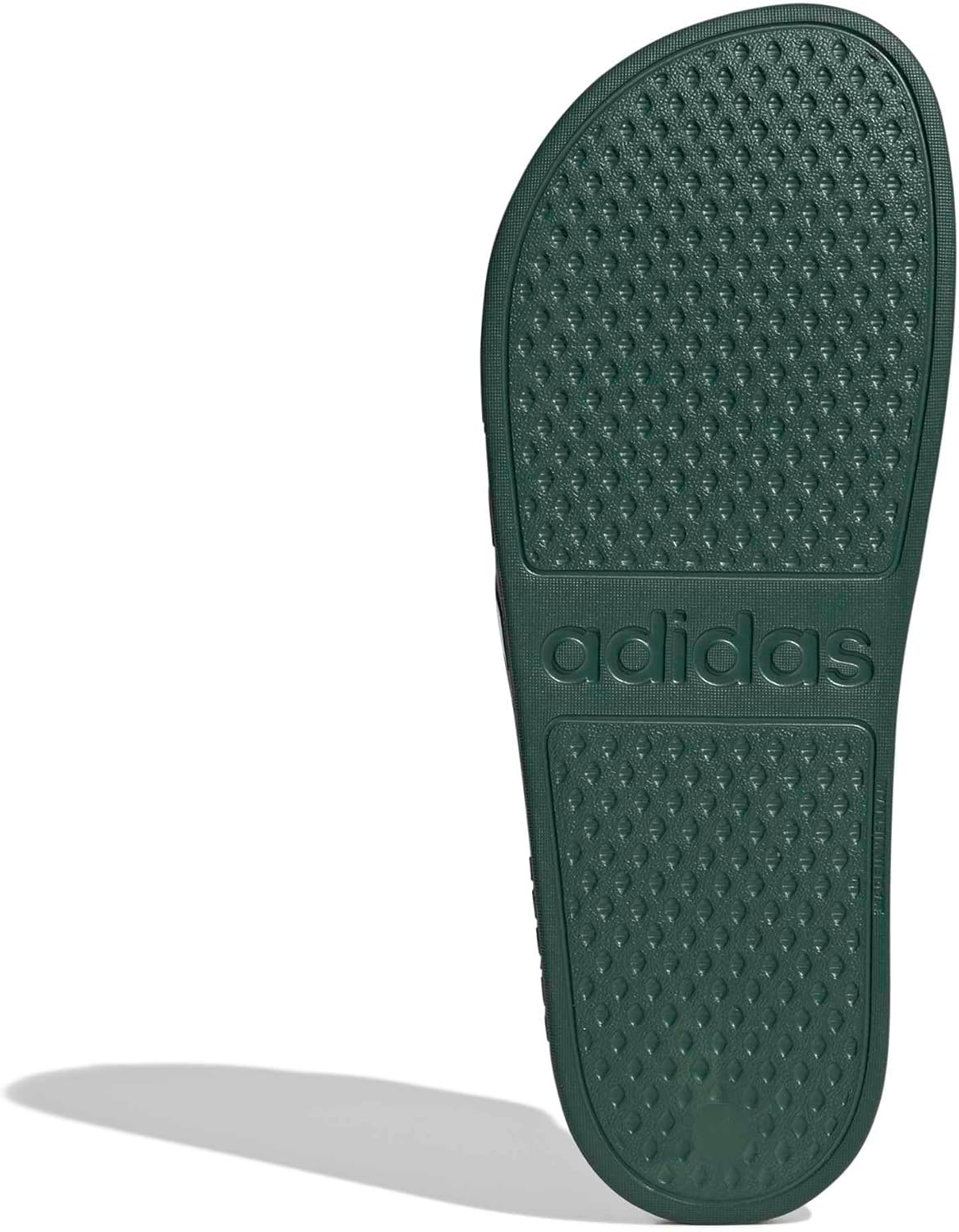 image:imageadidas Unisex Adult Adilette Aqua Slide SandalTeam Dark GreenWhiteBright Red