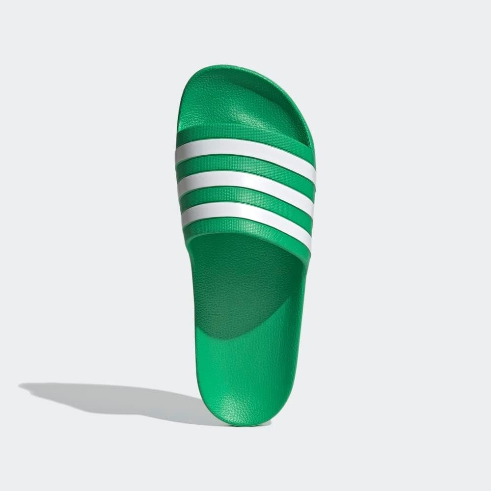 image:imageadidas Unisex Adult Adilette Aqua Slide SandalVivid GreenWhiteVivid Green