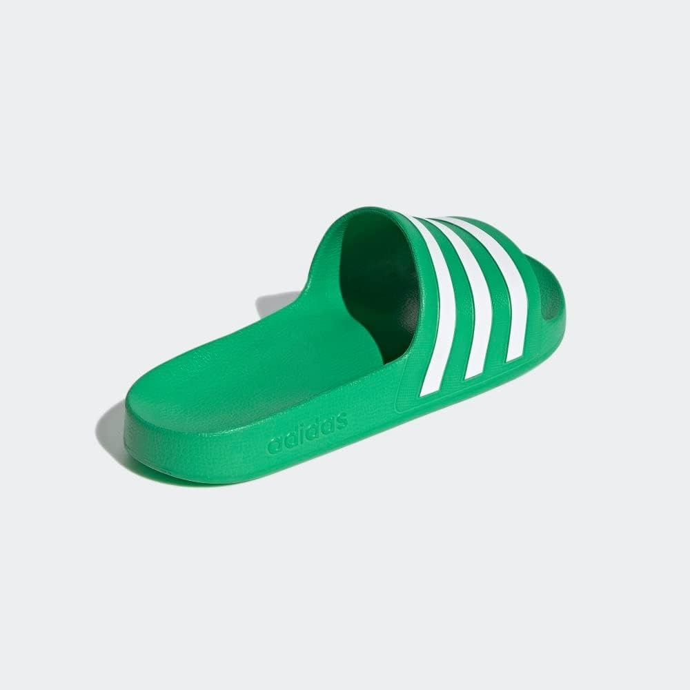image:imageadidas Unisex Adult Adilette Aqua Slide SandalVivid GreenWhiteVivid Green