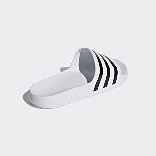 image:imageadidas Unisex Adult Adilette Aqua Slide SandalWhiteCore BlackWhite