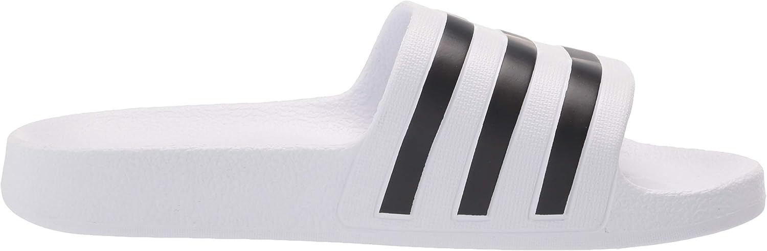 image:imageadidas Unisex Adult Adilette Aqua Slide SandalWhiteCore BlackWhite