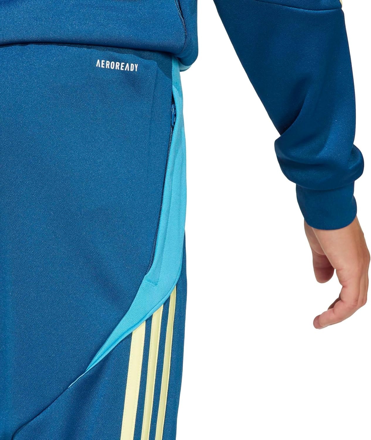 image:imageadidas Unisex Kids Tiro 24 Training PantsLegend MarinePearl Citrine