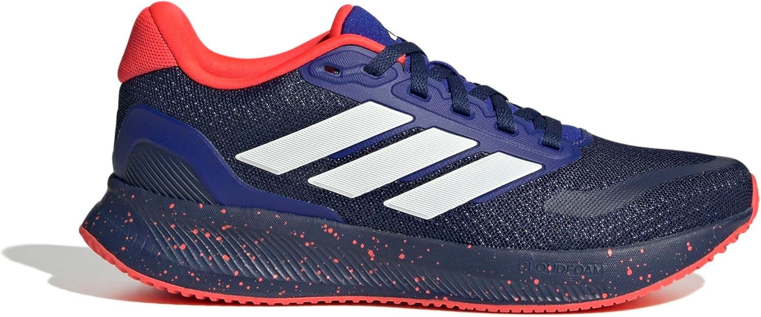 image:imageadidas UnisexChild Run Falcon 5Dark BlueWhiteSolar Red