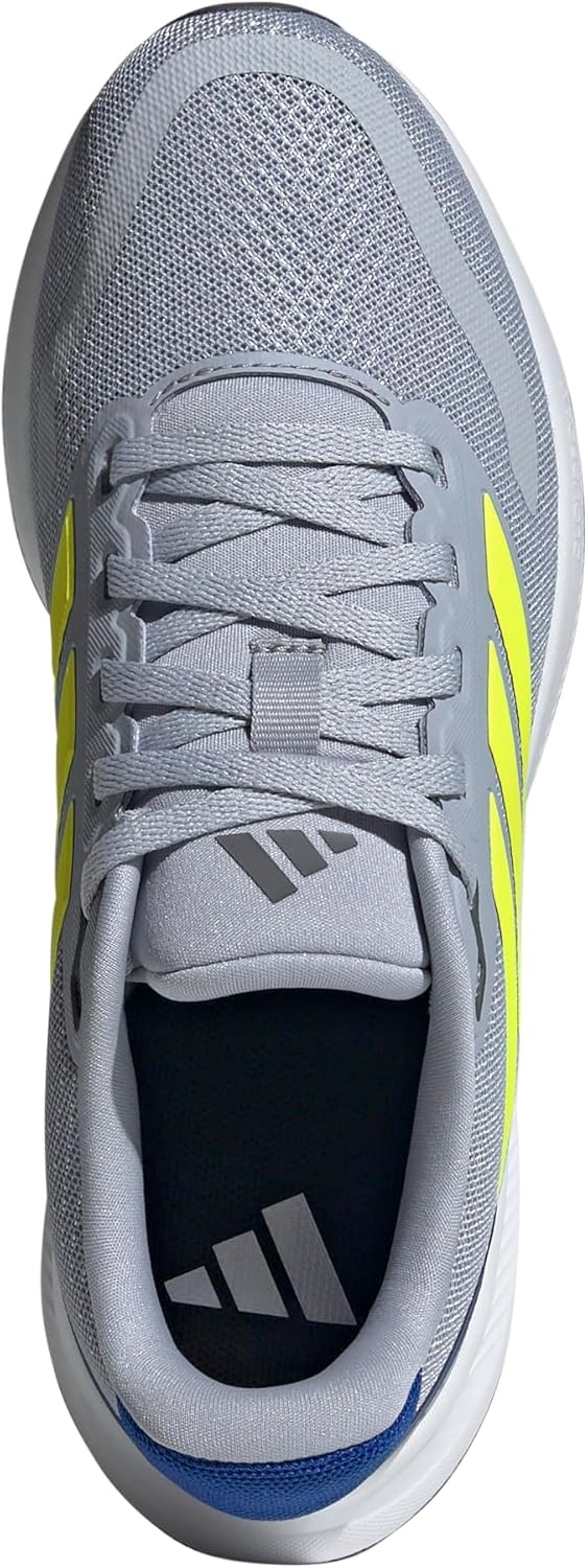 image:imageadidas UnisexChild Run Falcon 5Halo SilverLucid LemonTeam Royal Blue