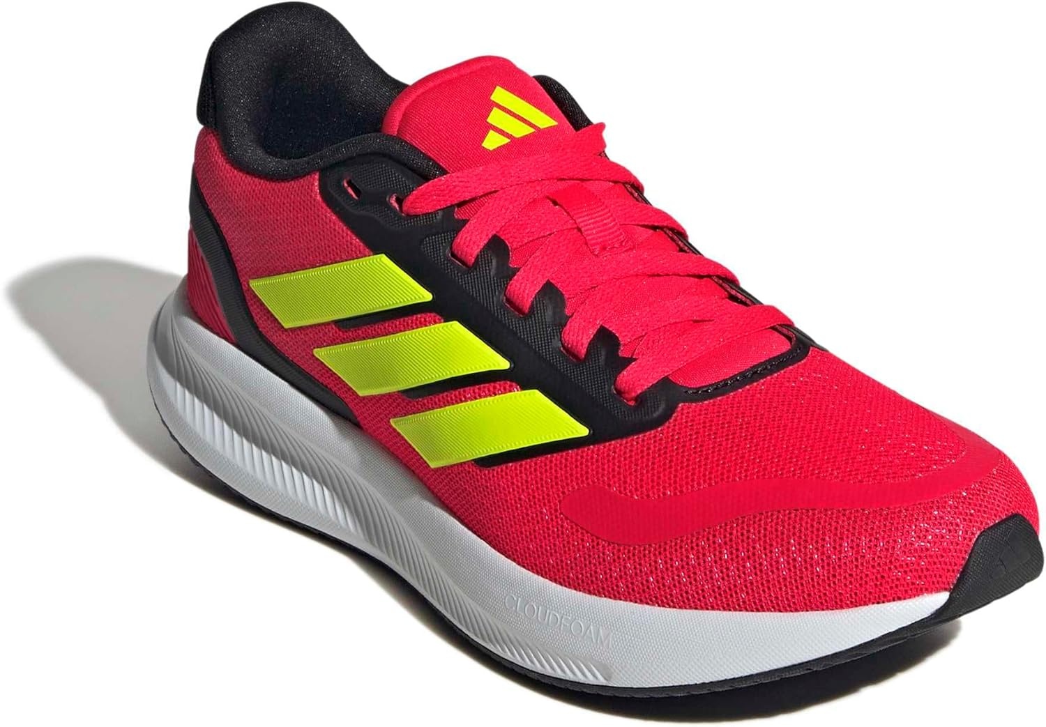 image:imageadidas UnisexChild Run Falcon 5Lucid RedLucid LemonBlack