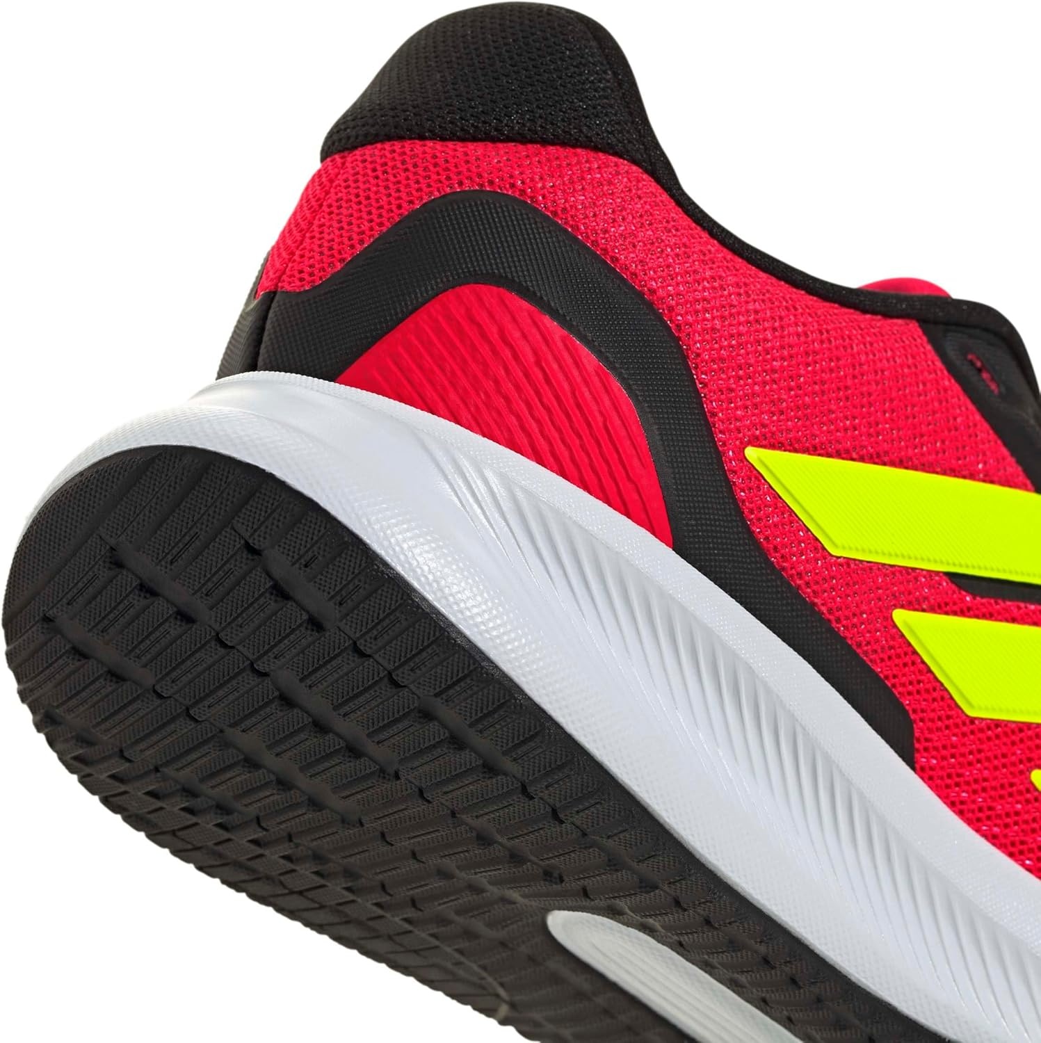 image:imageadidas UnisexChild Run Falcon 5Lucid RedLucid LemonBlack