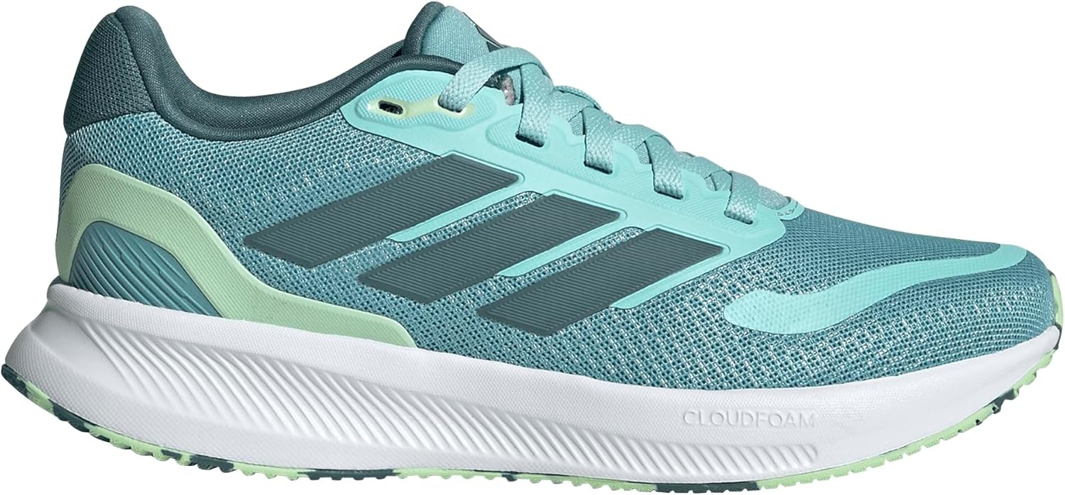 image:imageadidas UnisexChild Run Falcon 5Mint TonPreloved TealSemi Green Spark