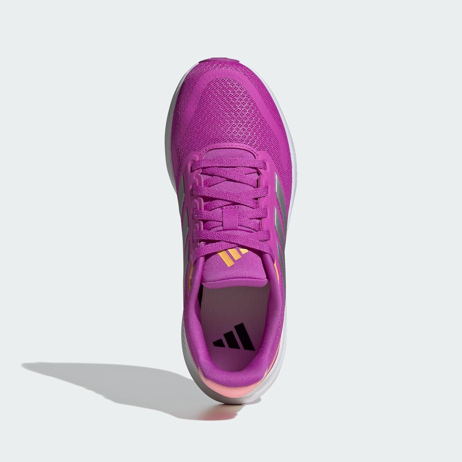 image:imageadidas UnisexChild Run Falcon 5Purple BurstSilver MetallicSemi Spark