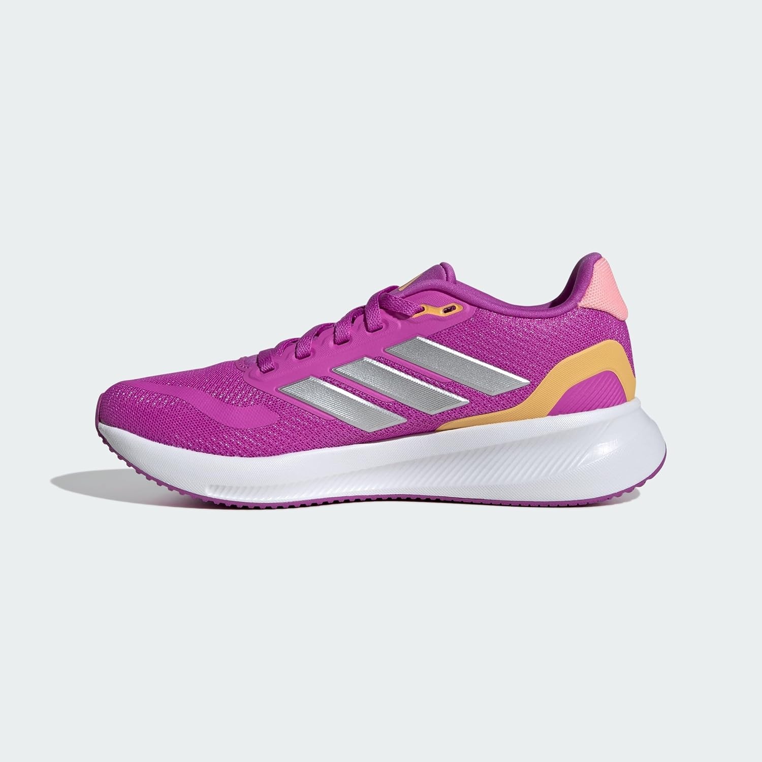 image:imageadidas UnisexChild Run Falcon 5Purple BurstSilver MetallicSemi Spark