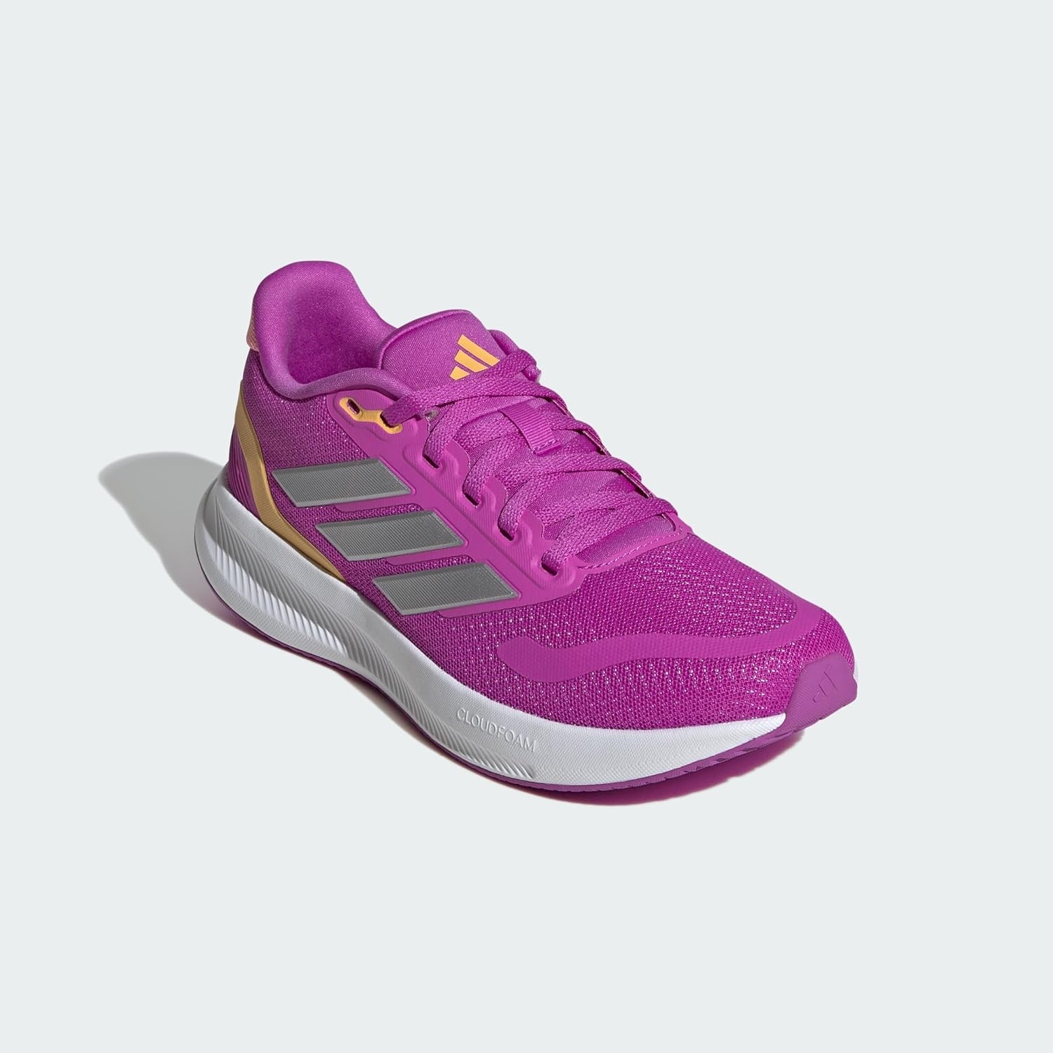 image:imageadidas UnisexChild Run Falcon 5Purple BurstSilver MetallicSemi Spark