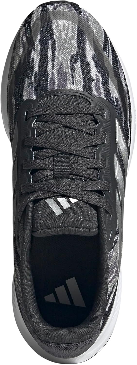image:imageadidas UnisexChild Run Falcon 5Silver PebbleSilver MetallicCarbon