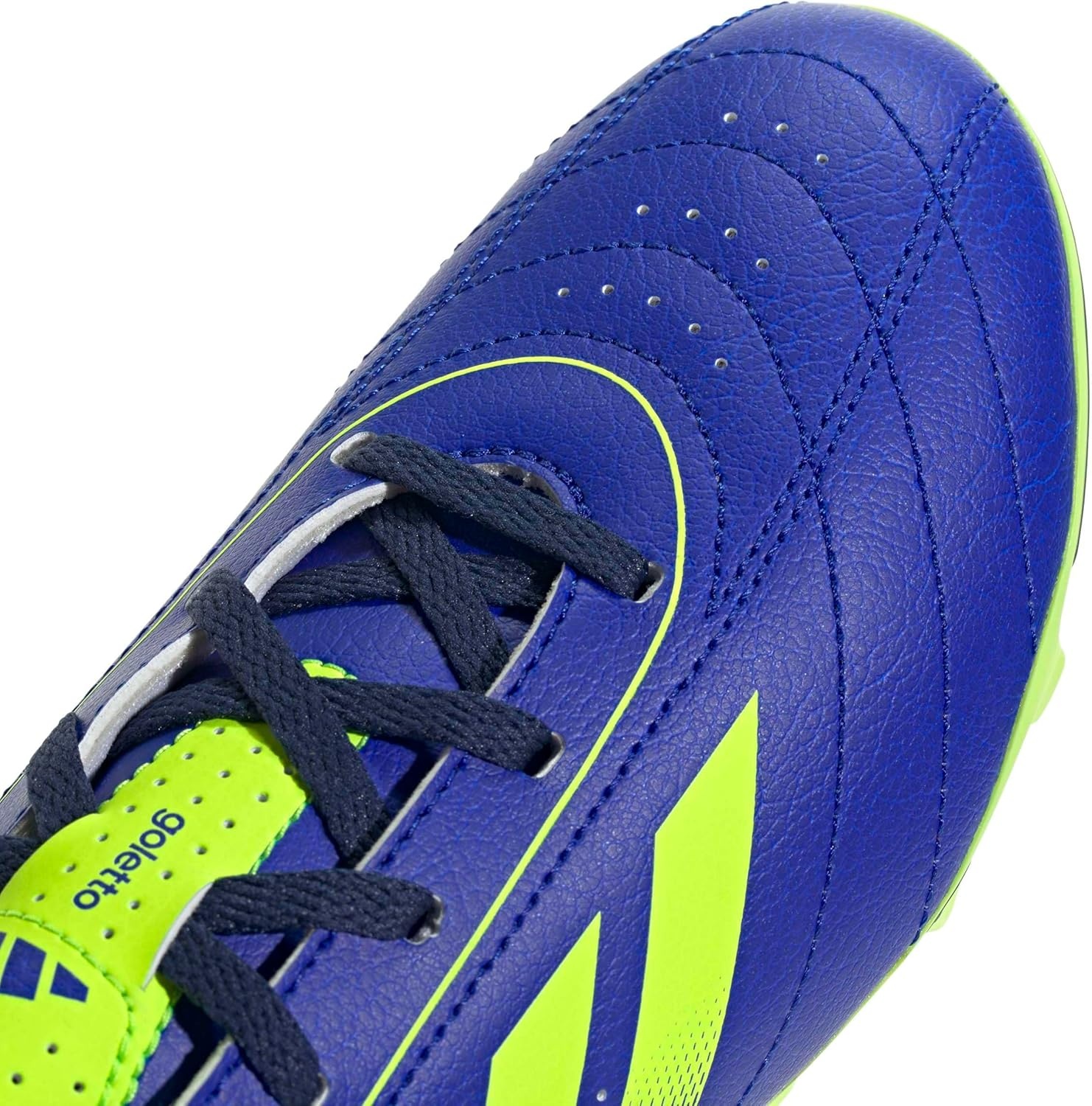 image:imageadidas UnisexKids Goletto IX FirmMulti GroundLucid BlueLucid LemonDark Blue