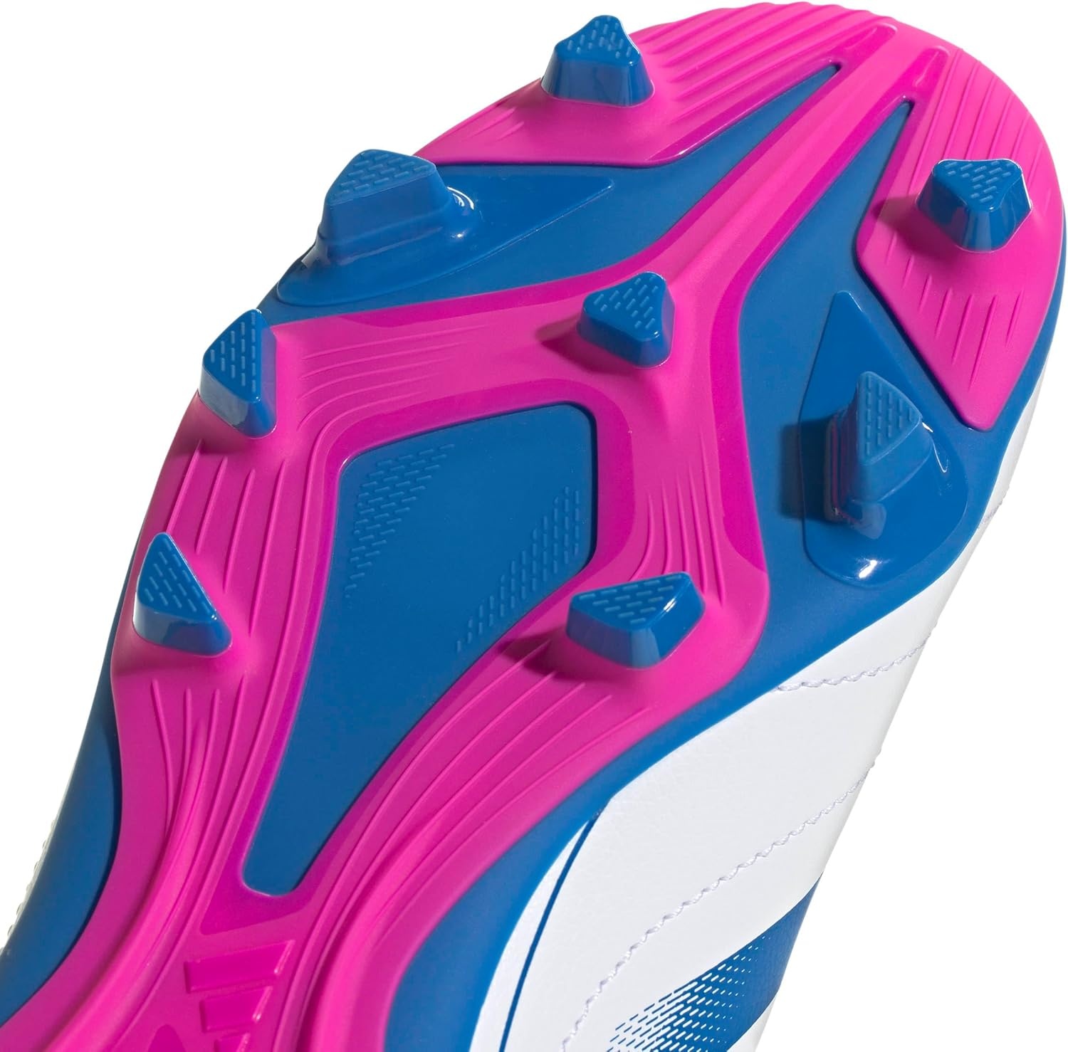 image:imageadidas UnisexKids Goletto IX FirmMulti GroundWhiteBright RoyalTeam Shock Pink