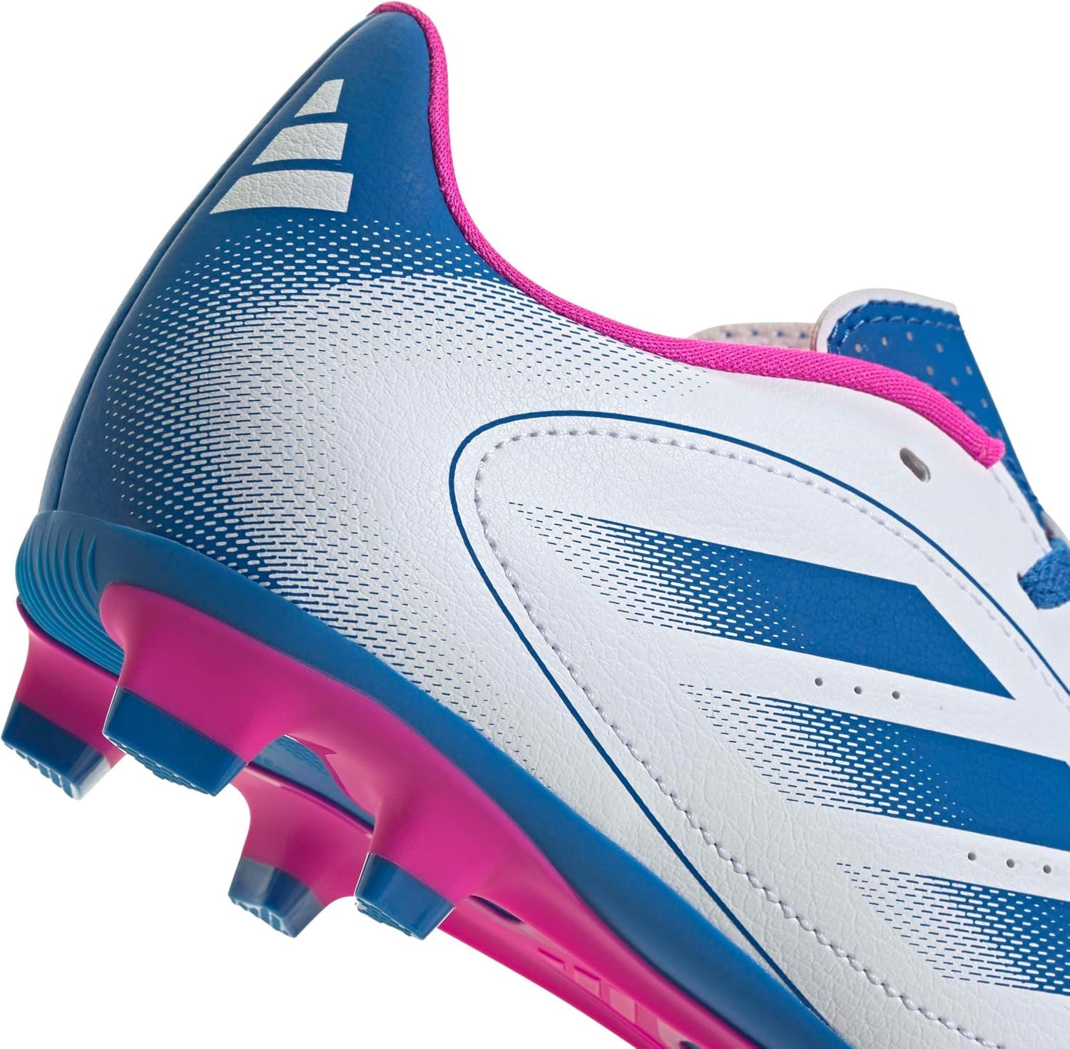 image:imageadidas UnisexKids Goletto IX FirmMulti GroundWhiteBright RoyalTeam Shock Pink
