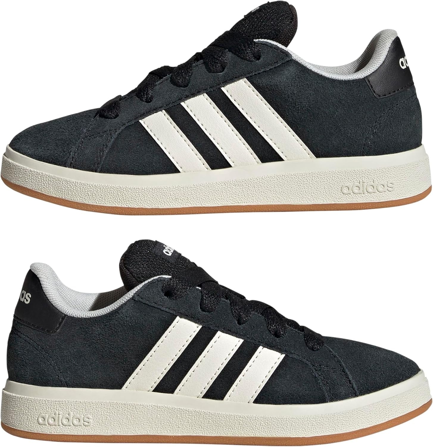 image:imageadidas UnisexKids Grand Court 00sBlackOff WhiteGum