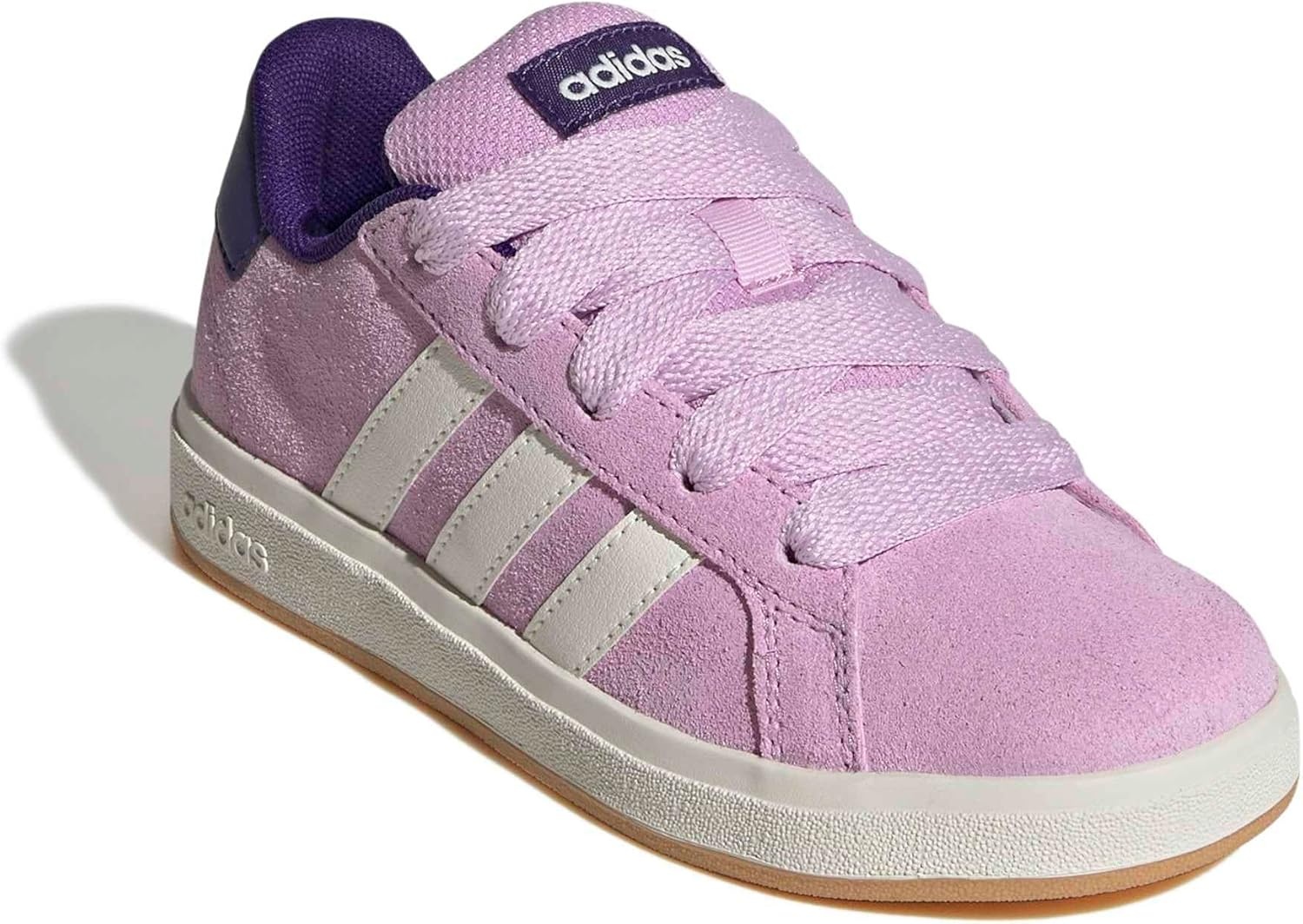 image:imageadidas UnisexKids Grand Court 00sBliss LilacWhiteCollegiate Purple