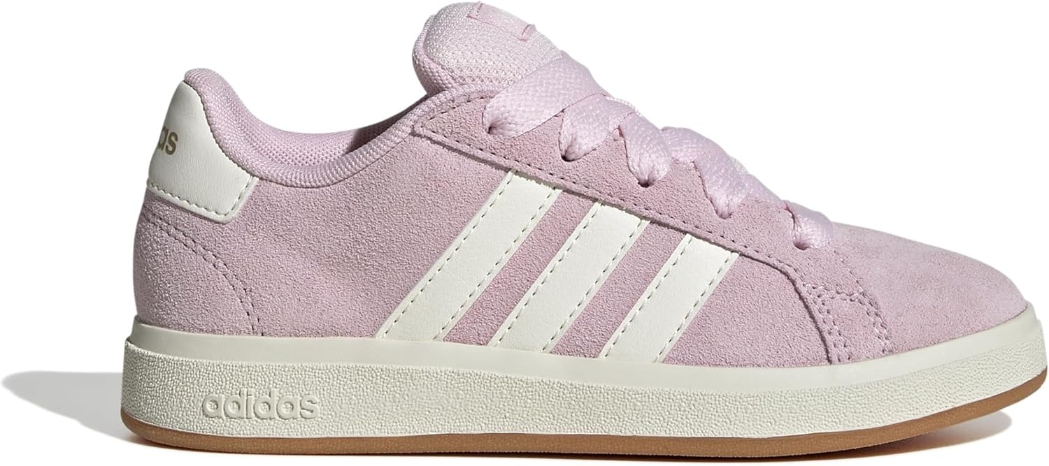 image:imageadidas UnisexKids Grand Court 00sClear PinkOff WhiteGum