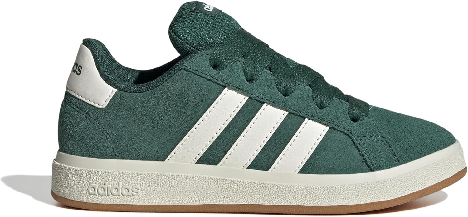image:imageadidas UnisexKids Grand Court 00sCollegiate GreenOff WhiteGum