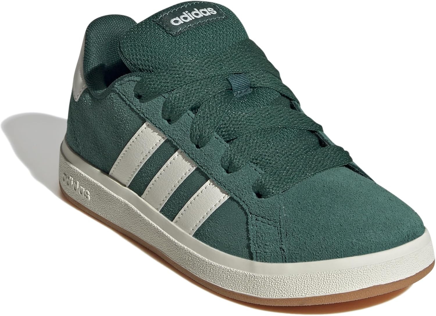 image:imageadidas UnisexKids Grand Court 00sCollegiate GreenOff WhiteGum