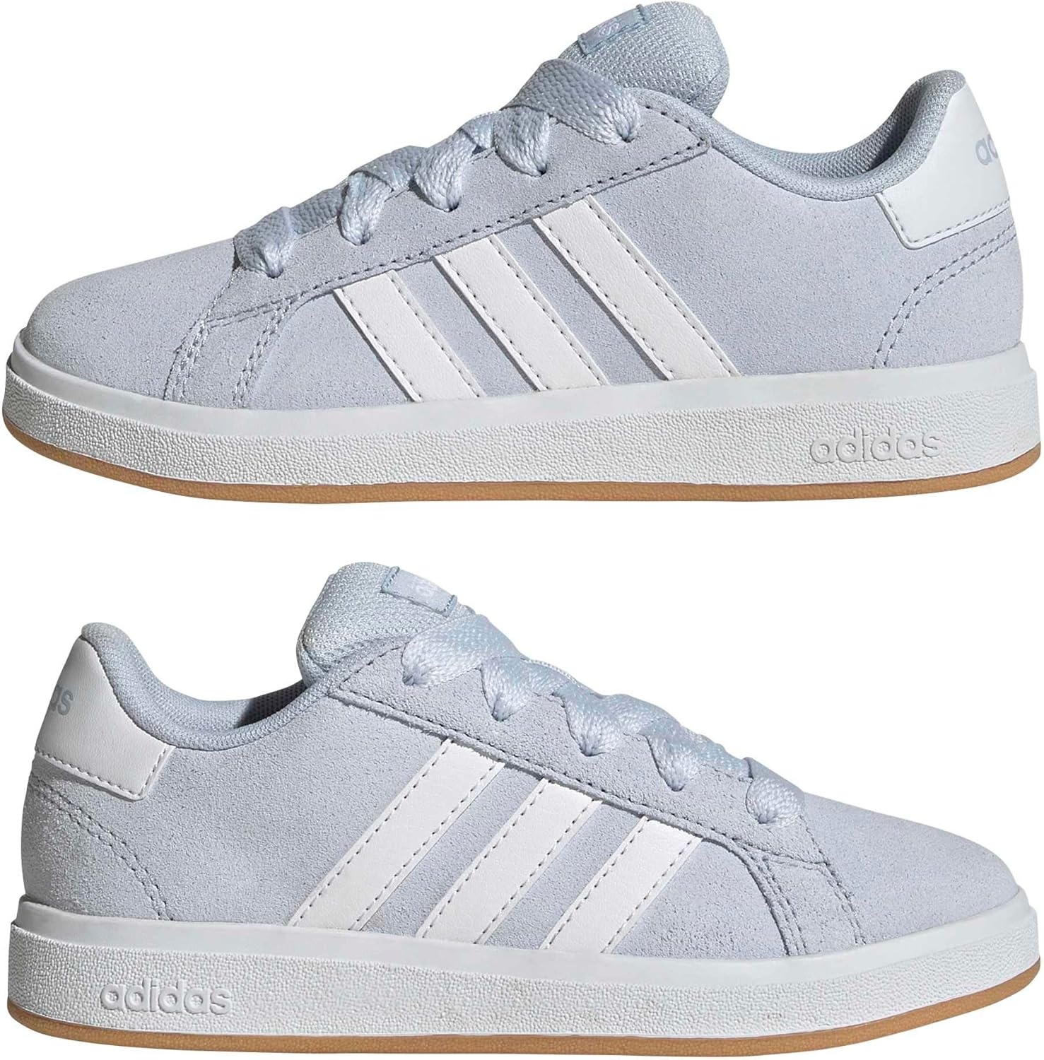 image:imageadidas UnisexKids Grand Court 00sCrystal SkyWhiteGum