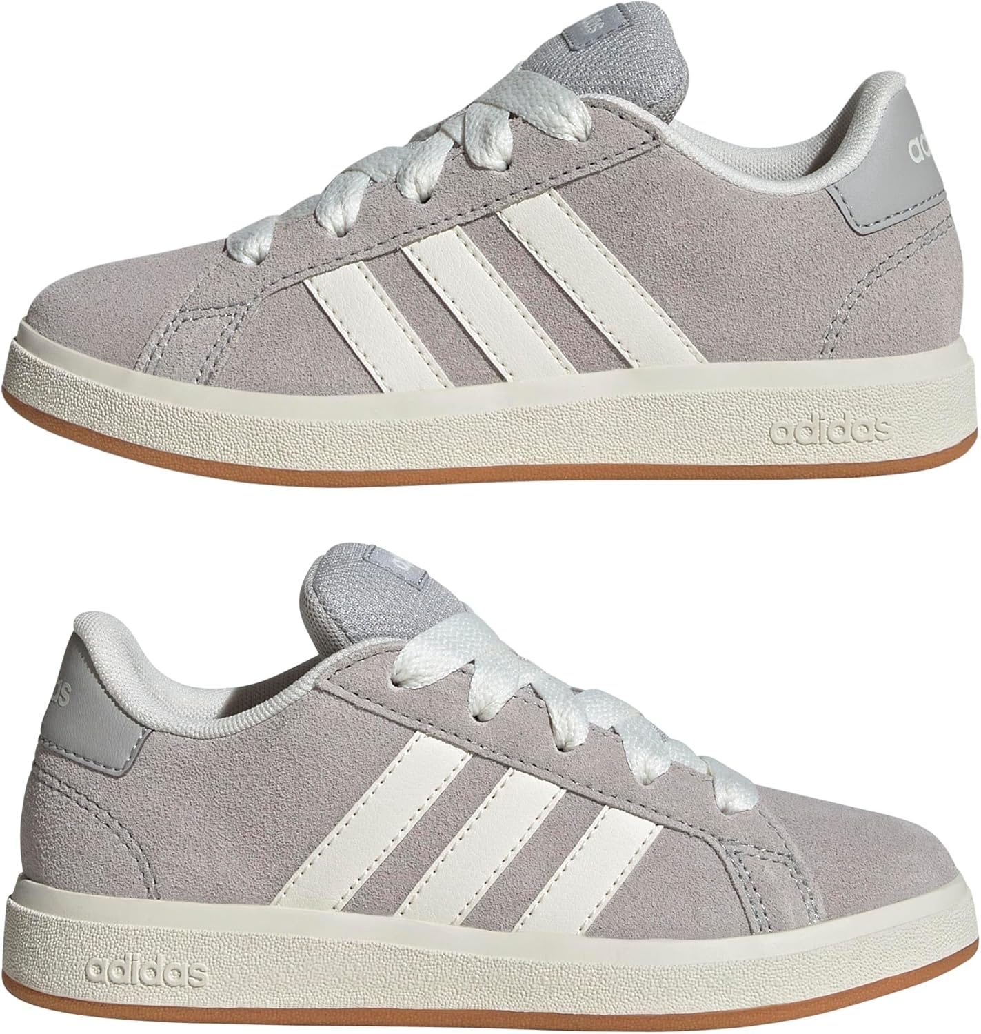 image:imageadidas UnisexKids Grand Court 00sGreyOff WhiteGum