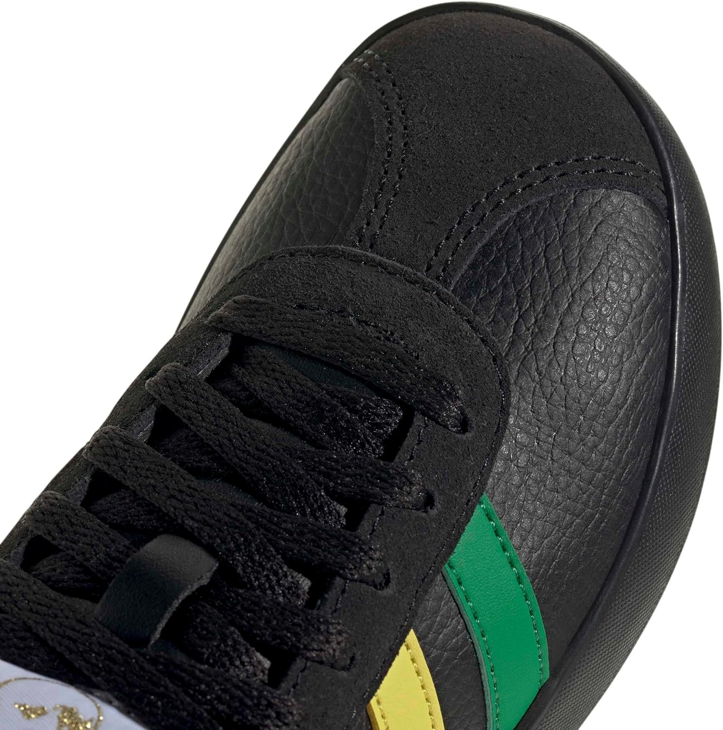 image:imageadidas UnisexKids VL Court 30BlackGreenPure Ruby