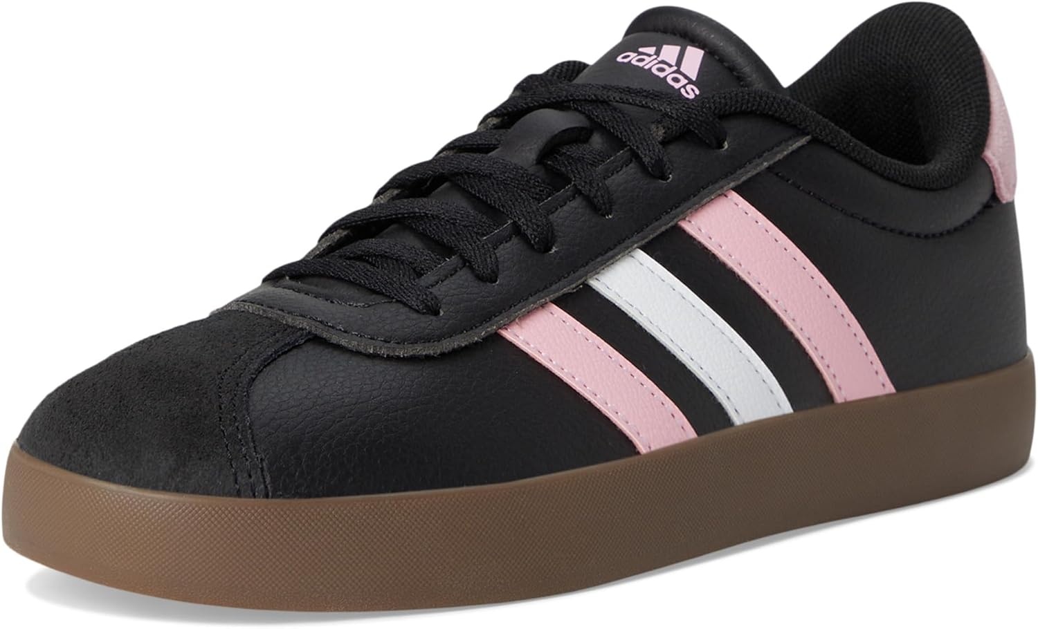 image:imageadidas UnisexKids VL Court 30BlackTrue PinkWhite