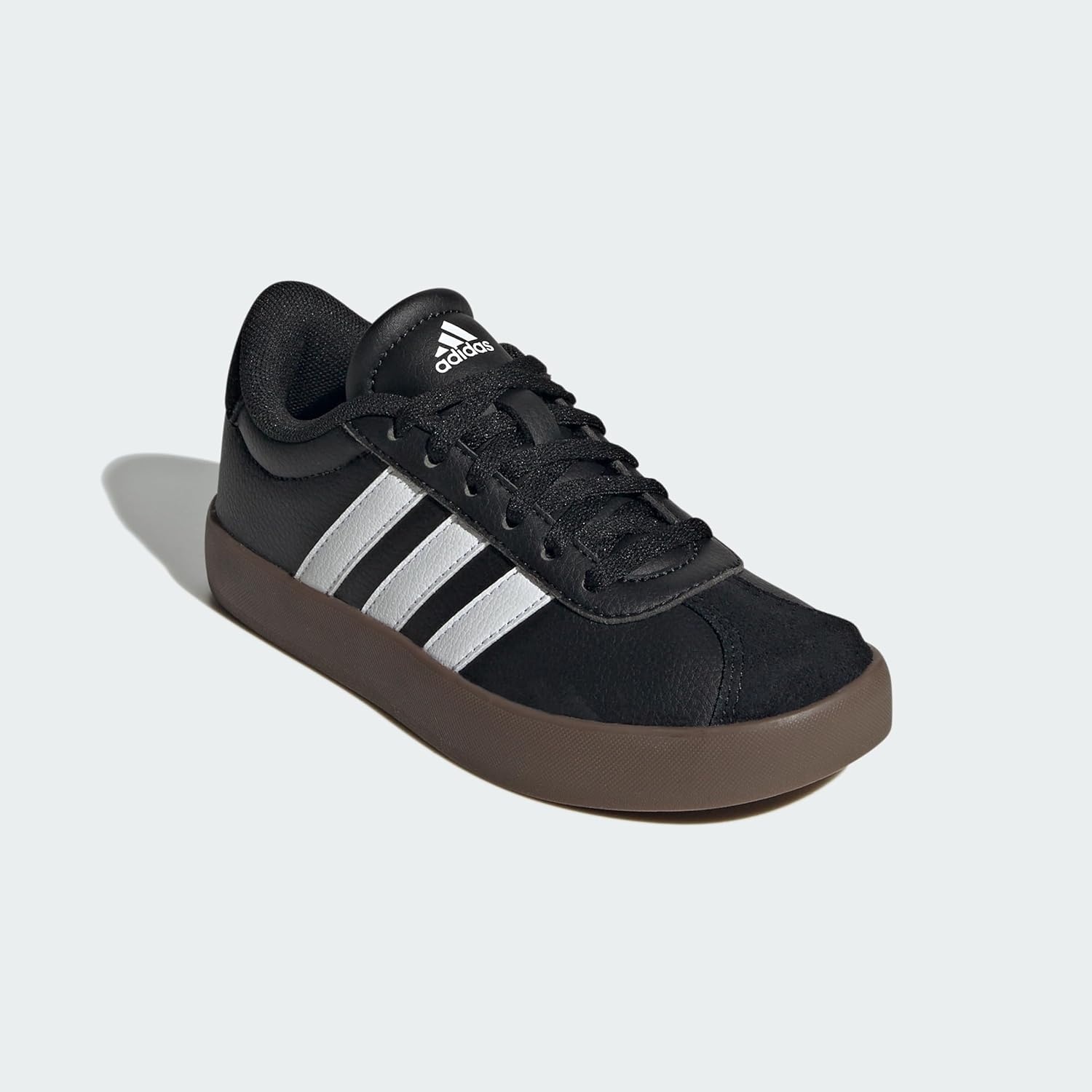 image:imageadidas UnisexKids VL Court 30BlackWhiteGum