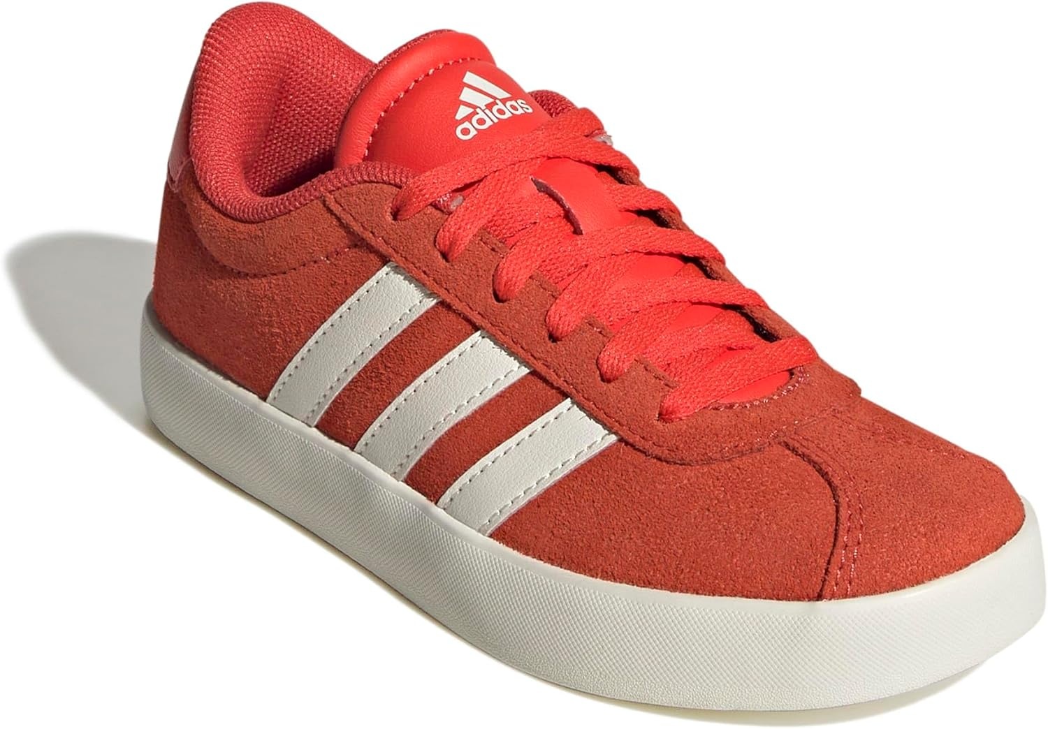 image:imageadidas UnisexKids VL Court 30Bright RedWhiteOff White