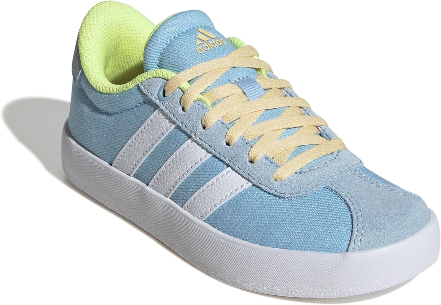 image:imageadidas UnisexKids VL Court 30Clear SkyWhiteYellow