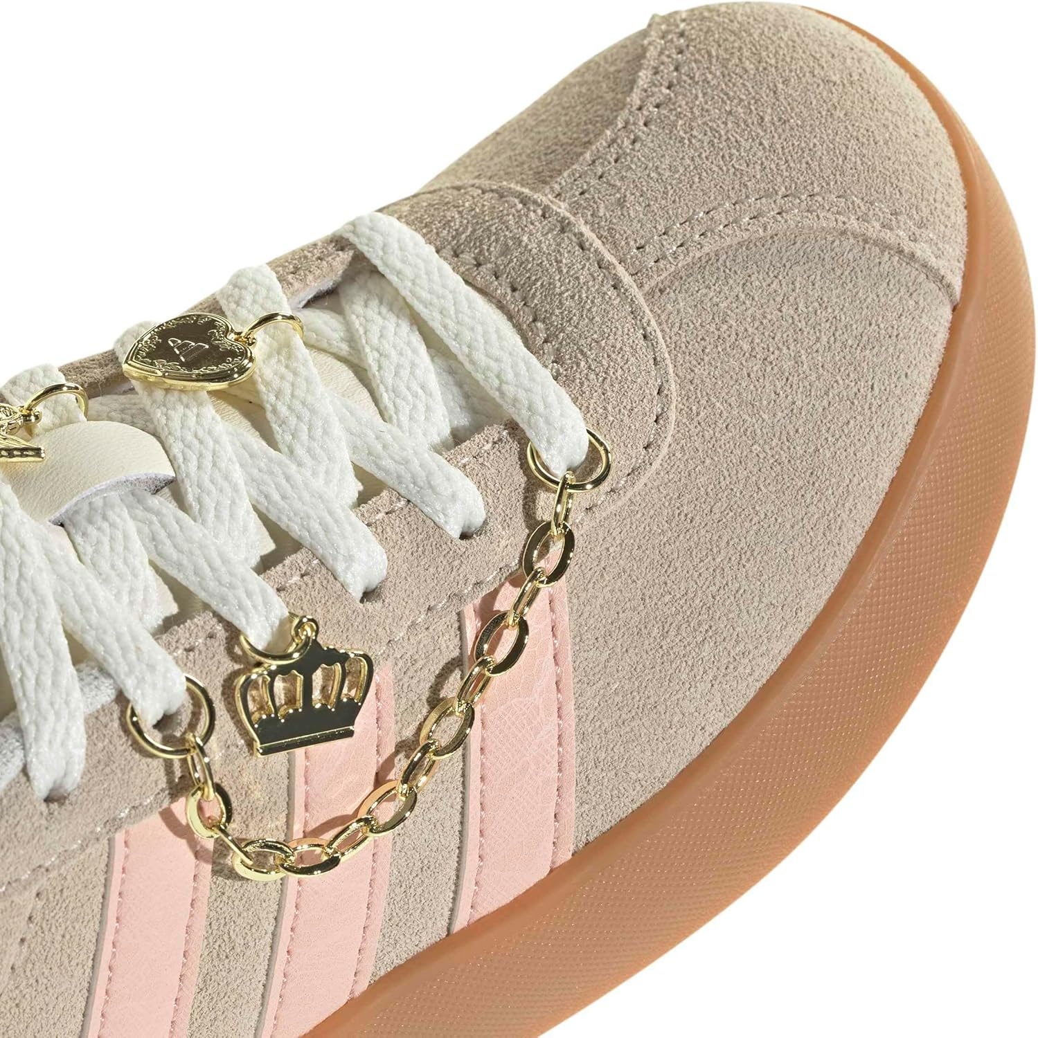 image:imageadidas UnisexKids VL Court 30Crystal LinenBlush PinkOff White