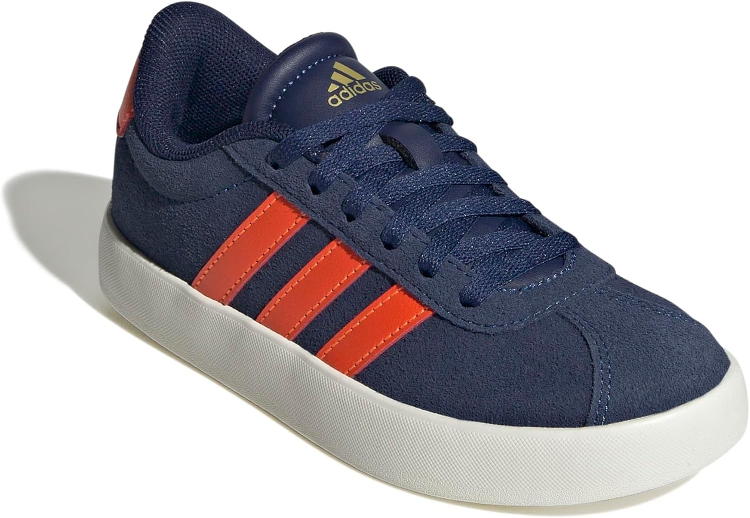 image:imageadidas UnisexKids VL Court 30Dark BlueImpact OrangeGold Metallic