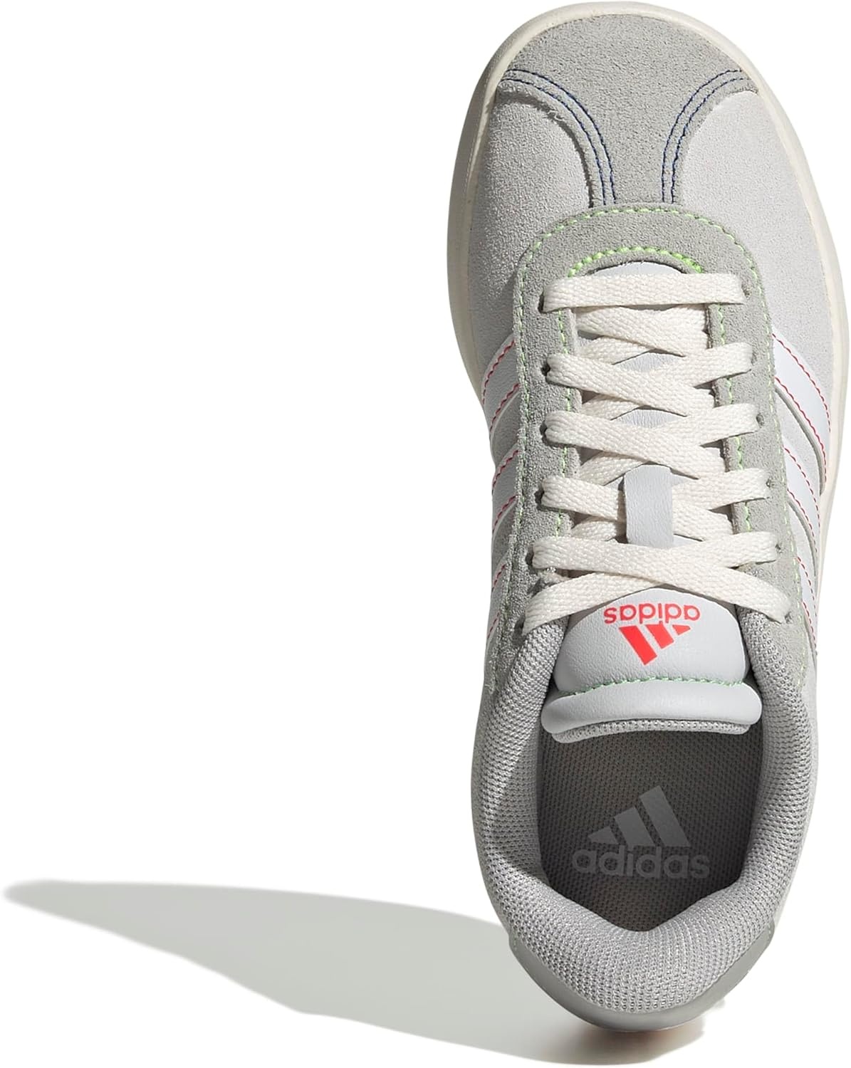 image:imageadidas UnisexKids VL Court 30Dash GreyWhiteLime Burst