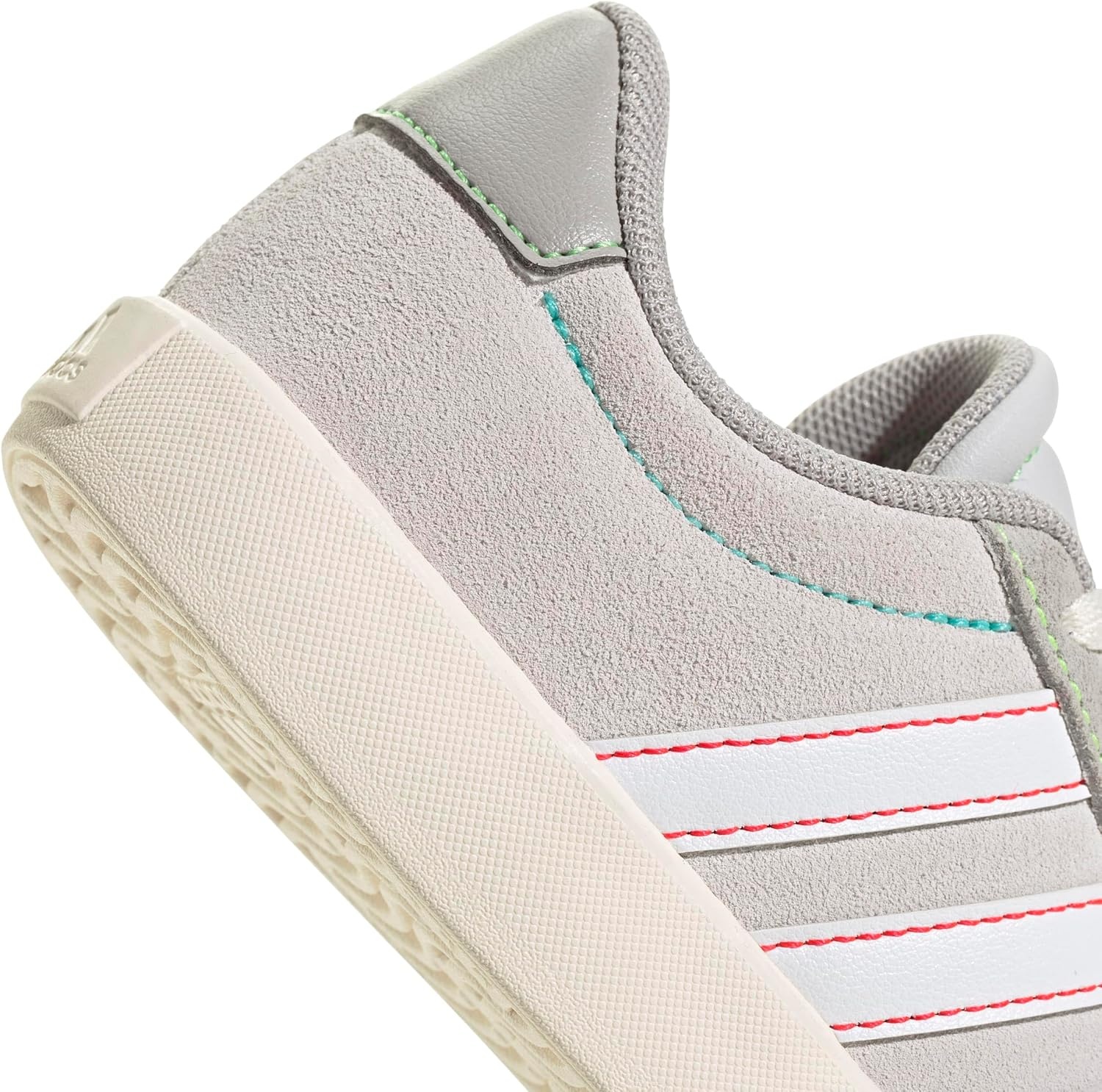 image:imageadidas UnisexKids VL Court 30Dash GreyWhiteLime Burst