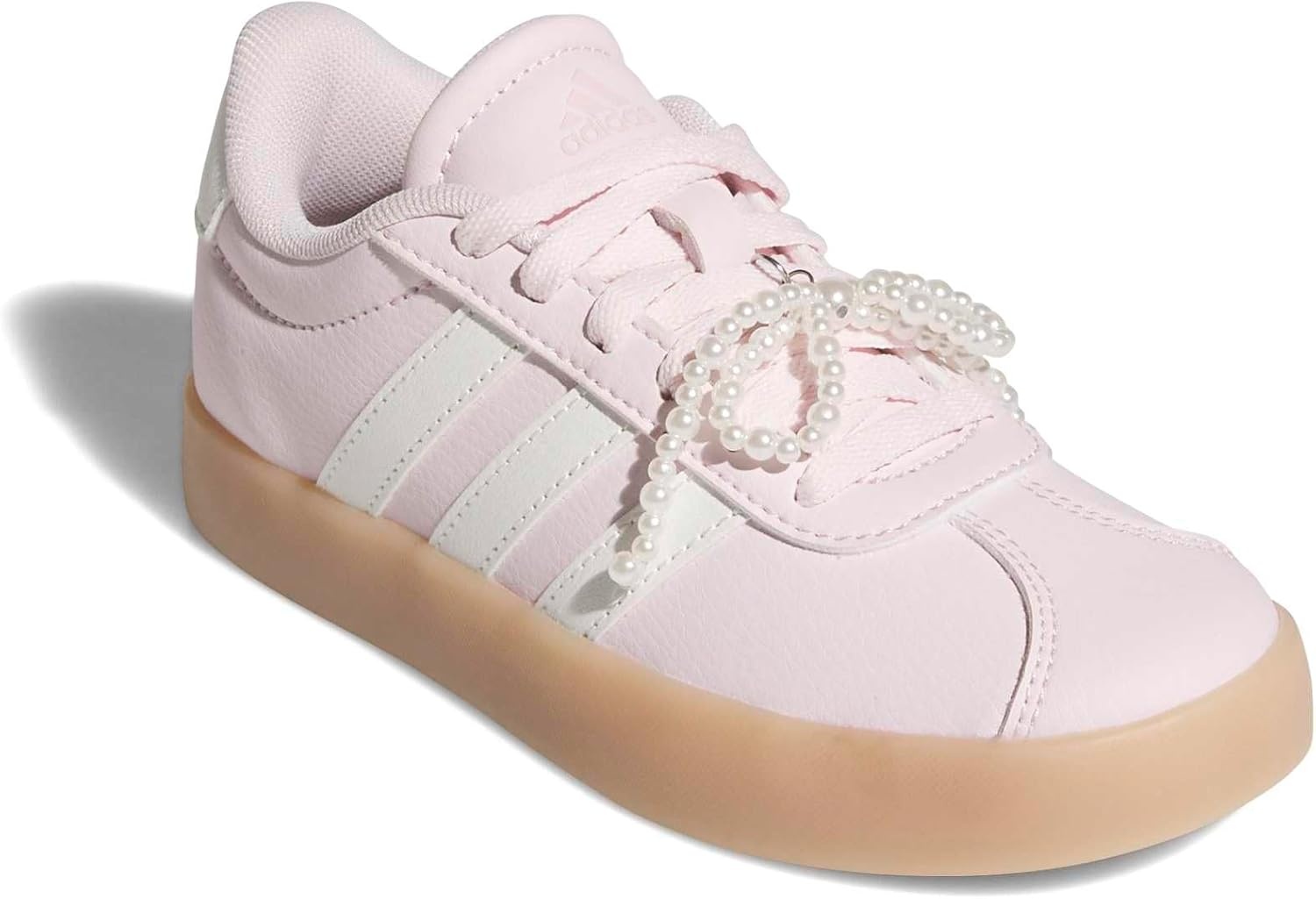 image:imageadidas UnisexKids VL Court 30Distilled PinkZero MetallicClear Pink