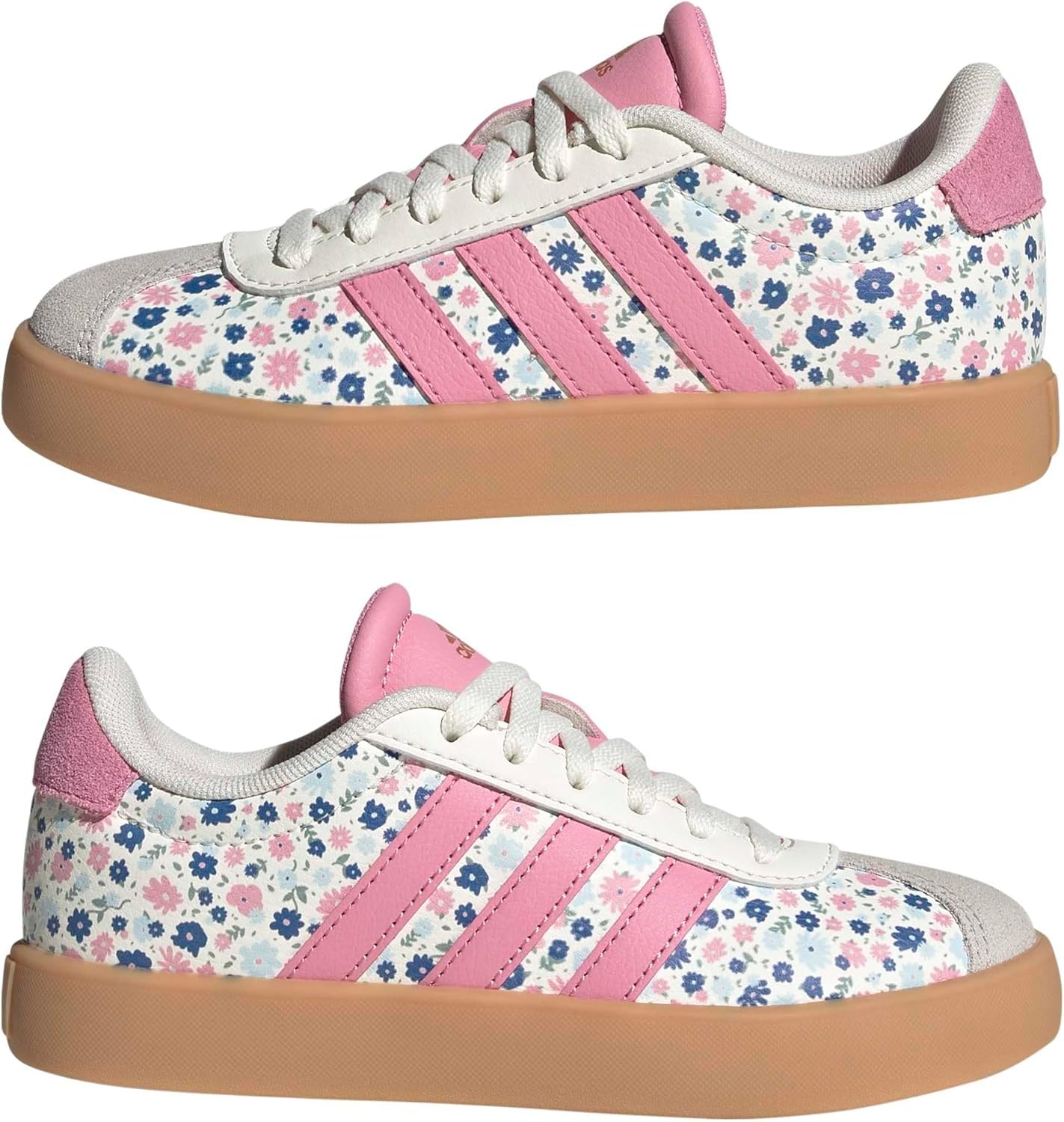 image:imageadidas UnisexKids VL Court 30Off WhiteSt Tropic BloomIce Blue