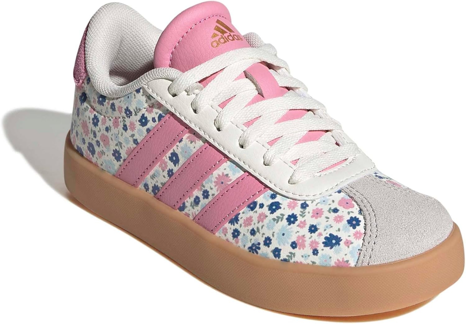 image:imageadidas UnisexKids VL Court 30Off WhiteSt Tropic BloomIce Blue