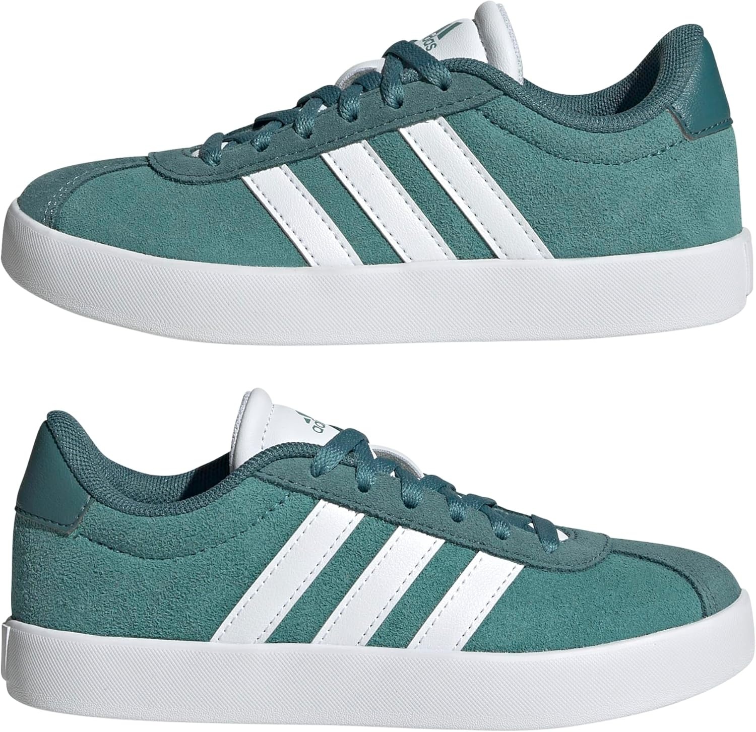 image:imageadidas UnisexKids VL Court 30Powder TealWhitePreloved Teal
