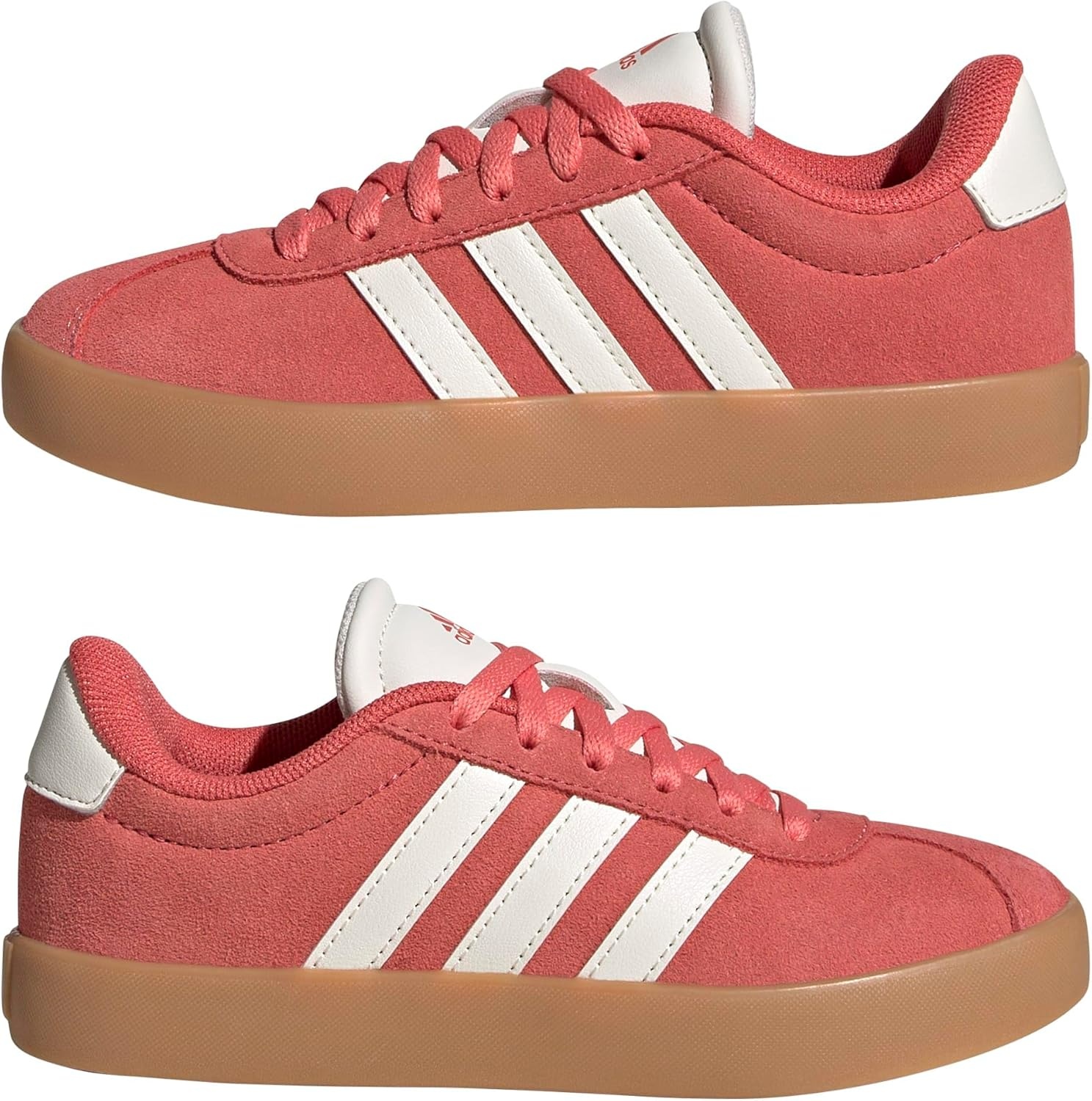 image:imageadidas UnisexKids VL Court 30Preloved ScarletWhiteBright Red