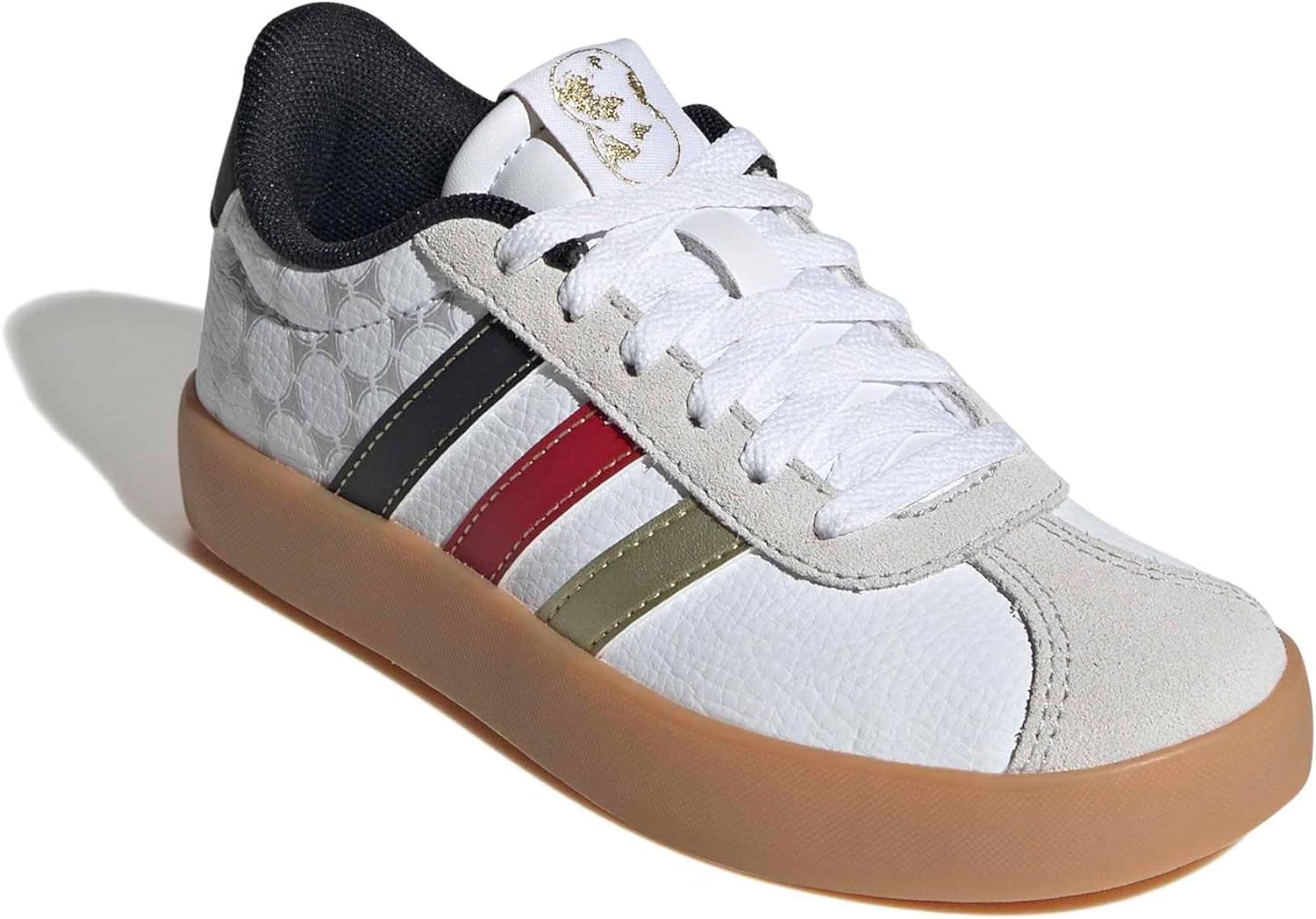 image:imageadidas UnisexKids VL Court 30WhiteBlackGold Metallic
