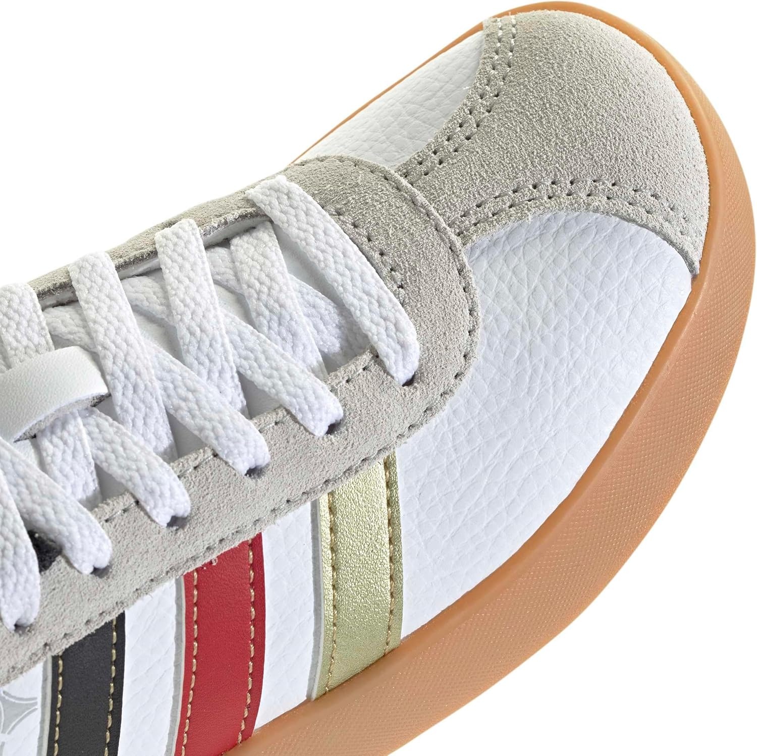 image:imageadidas UnisexKids VL Court 30WhiteBlackGold Metallic