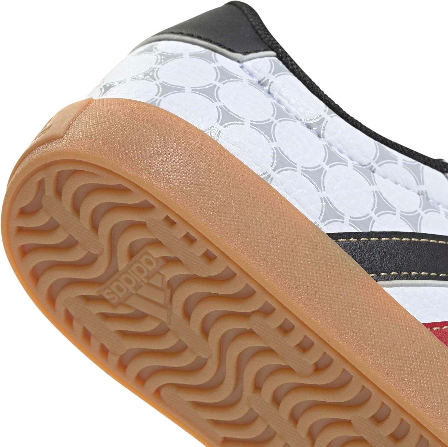 image:imageadidas UnisexKids VL Court 30WhiteBlackGold Metallic