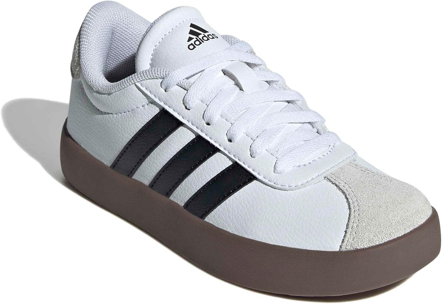 image:imageadidas UnisexKids VL Court 30WhiteBlackGrey