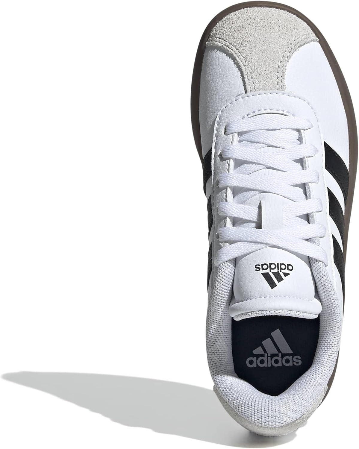 image:imageadidas UnisexKids VL Court 30WhiteBlackGrey