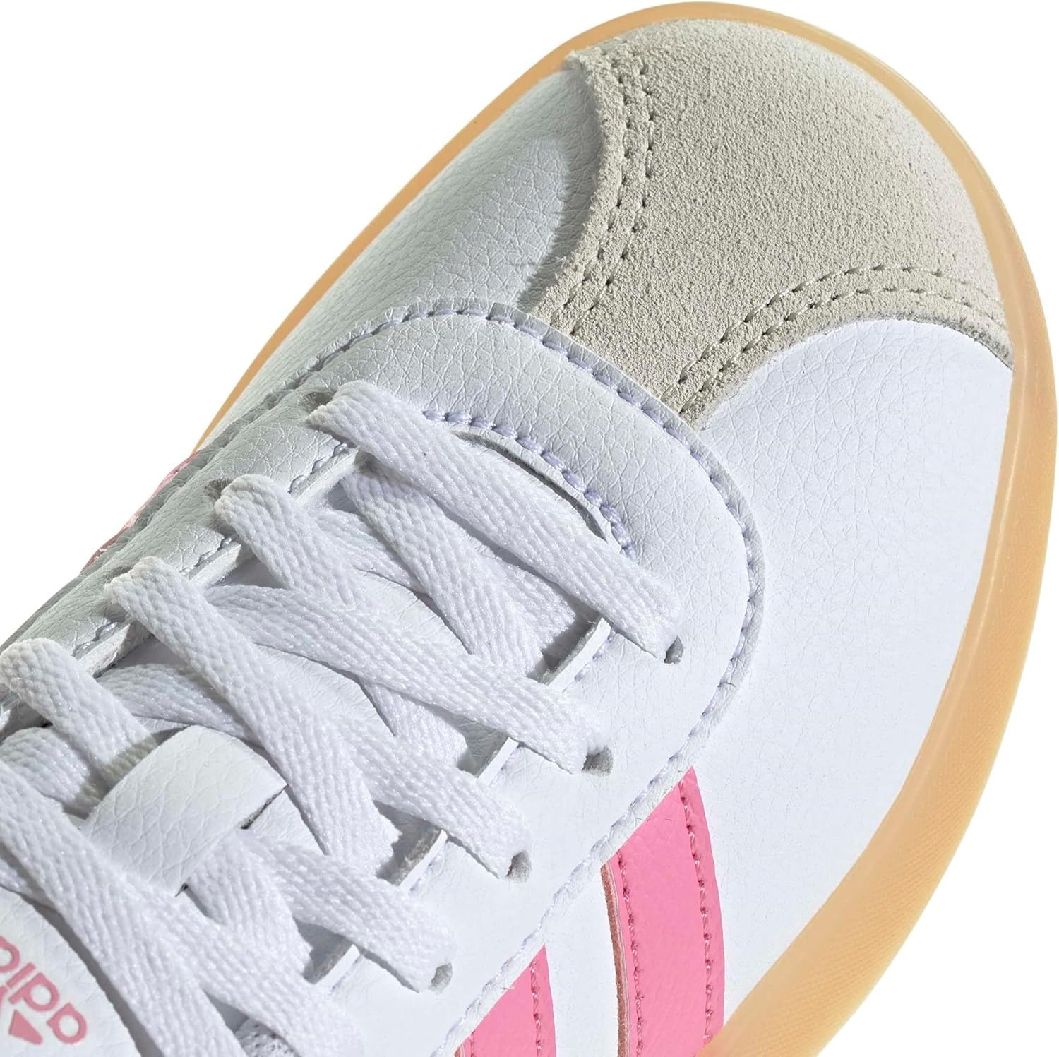 image:imageadidas UnisexKids VL Court 30WhiteBliss PinkAlumina