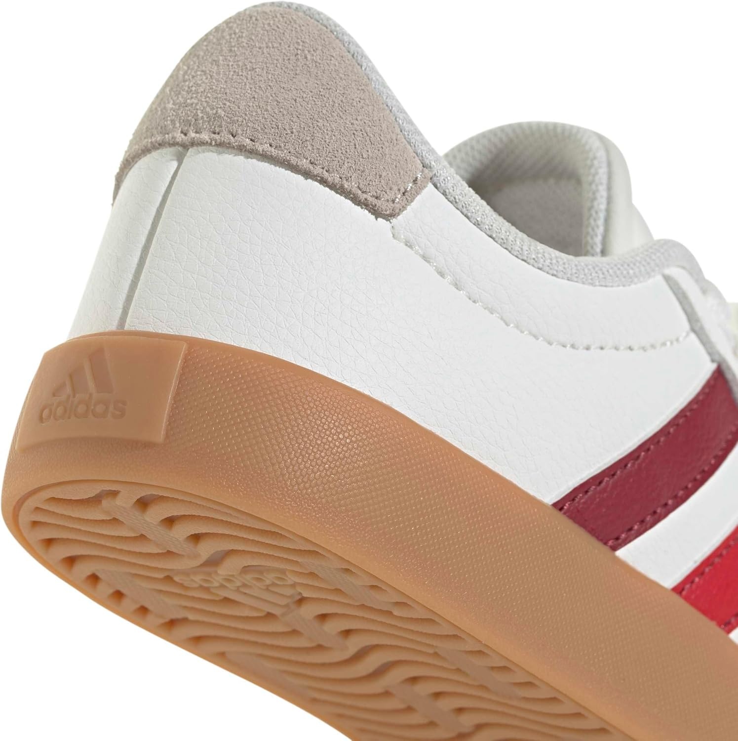 image:imageadidas UnisexKids VL Court 30WhiteCollegiate BurgundyWonder Alumina