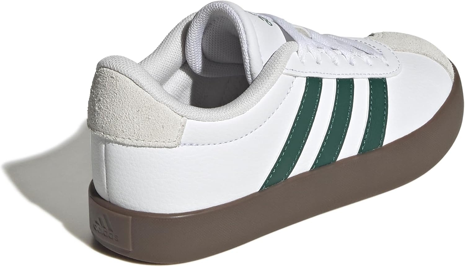 image:imageadidas UnisexKids VL Court 30WhiteCollegiate GreenGum