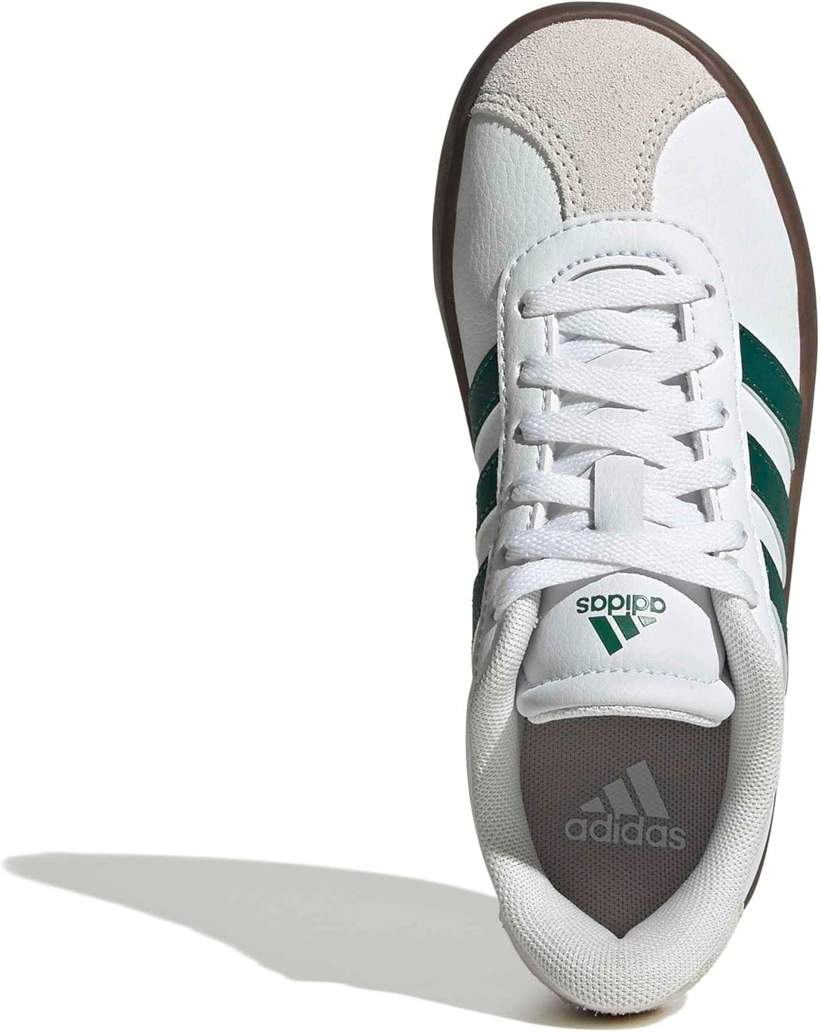image:imageadidas UnisexKids VL Court 30WhiteCollegiate GreenGum