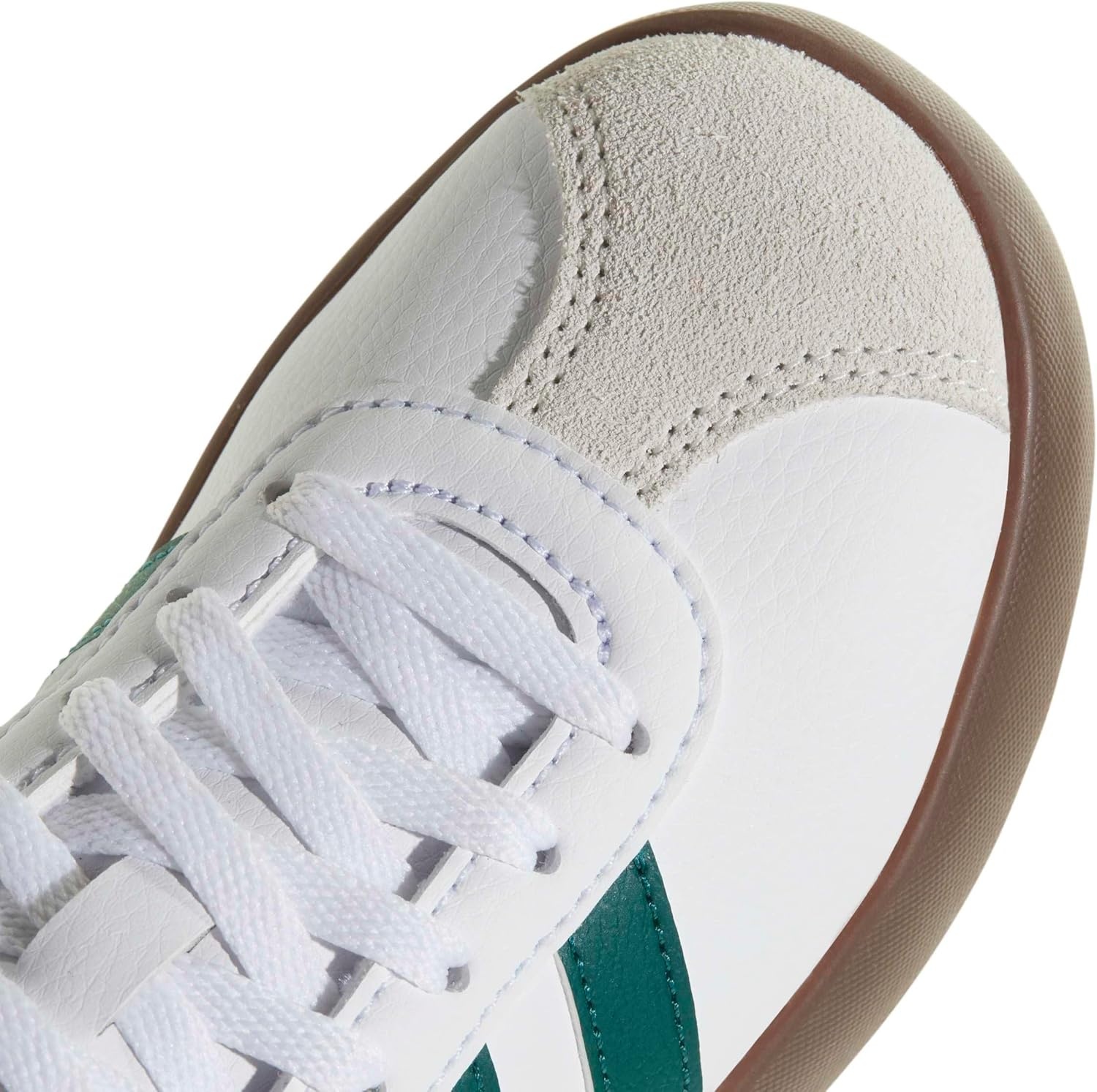 image:imageadidas UnisexKids VL Court 30WhiteCollegiate GreenGum